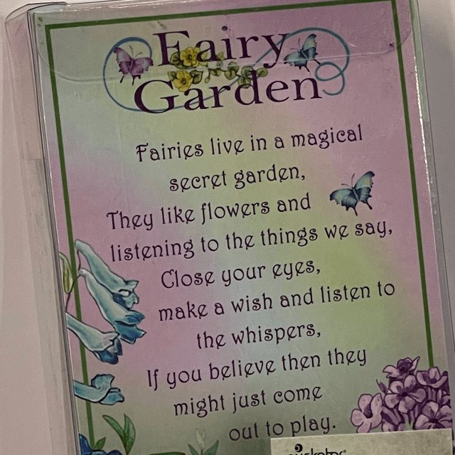 Sparkly Fairy Garden Necklace - Purple 