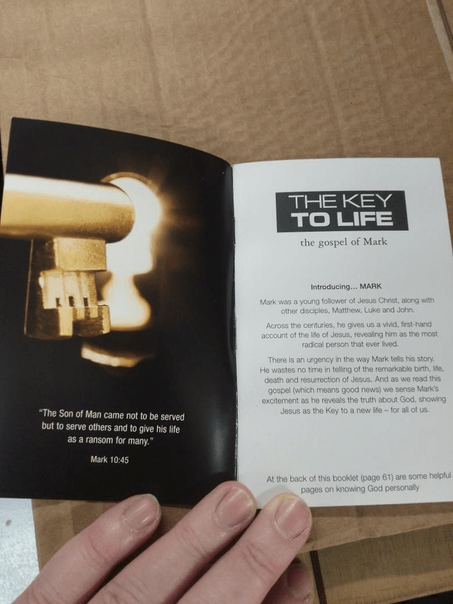 Gospel of Mark Booklet