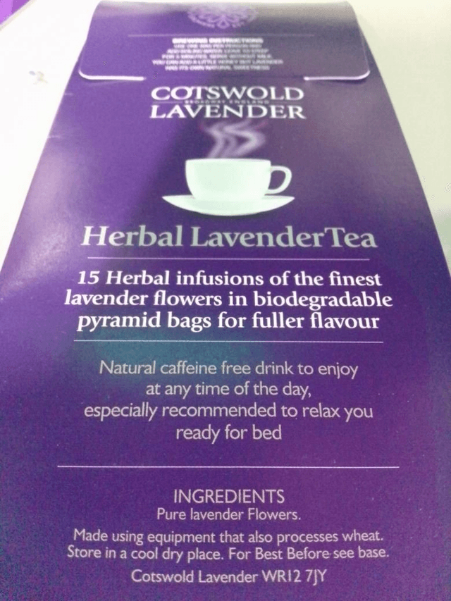 Cotswold Lavender Herbal Tea 
