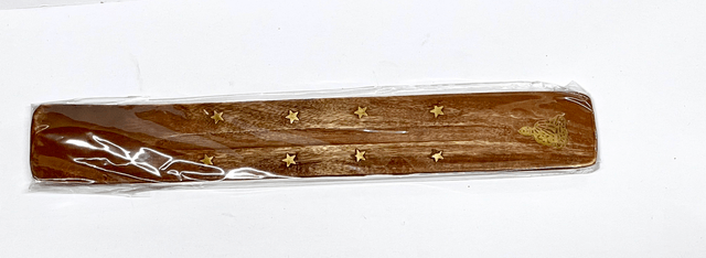 Wooden Incense Stick Burner - Gold Buddha 