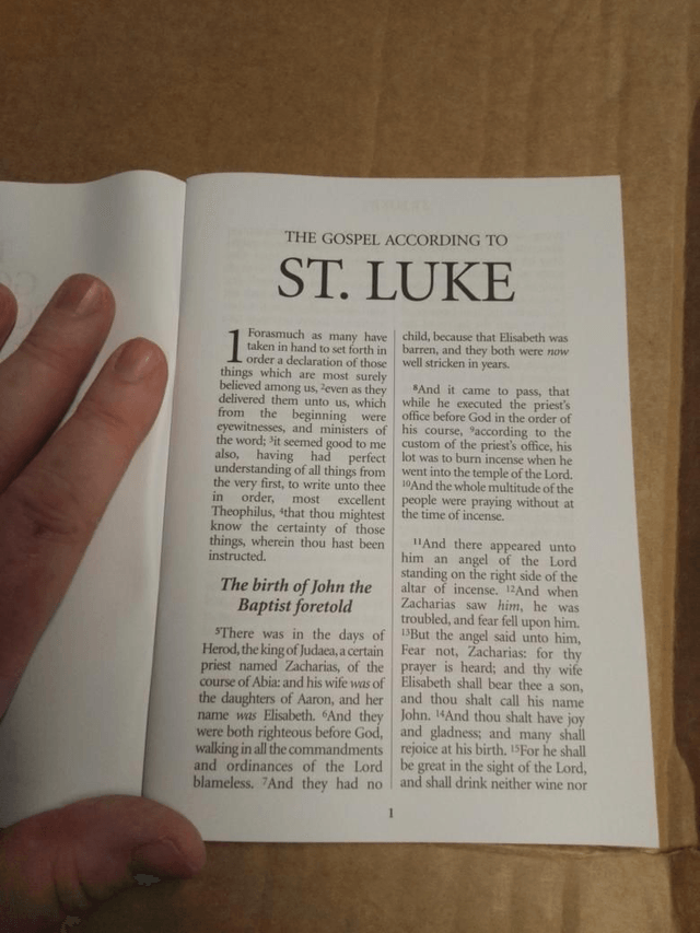 Gospel of Luke Booklet