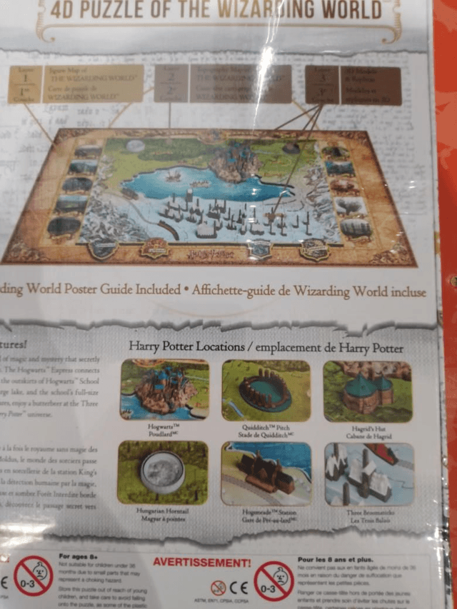 Harry Potter The Wizarding World 4D Jigsaw Puzzle 
