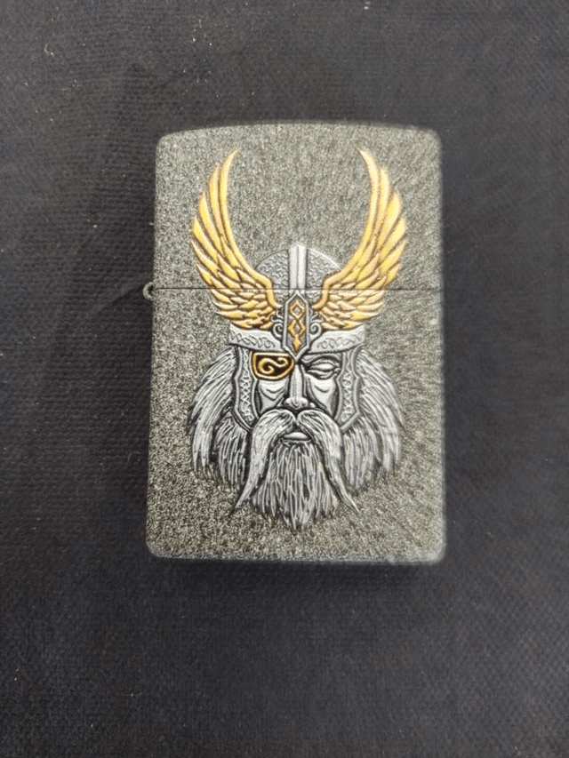 Odin Head Design Genuine Zippo Lighter 