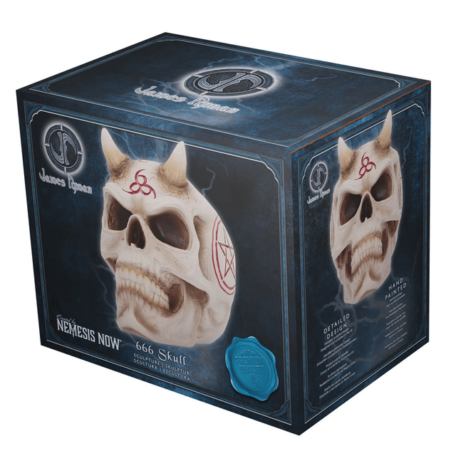 666 Pentagram Skull