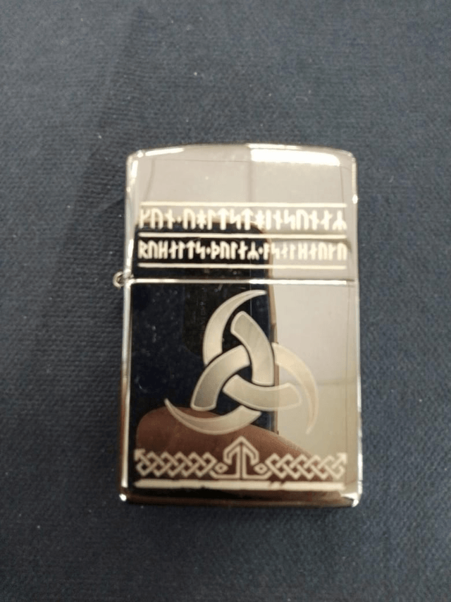 Norse Viking Design Genuine Zippo Lighter 