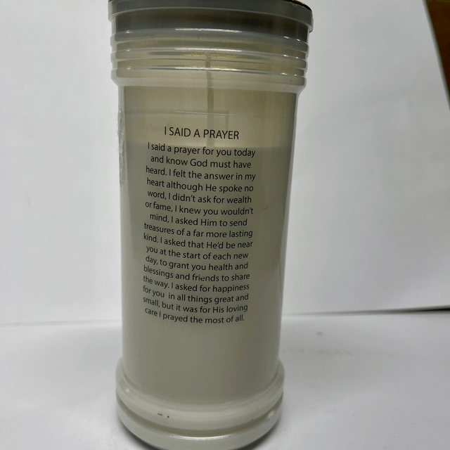 Angel Glass Tube Candle