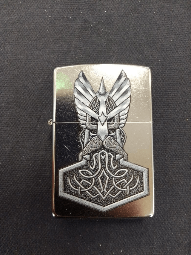 Hammer of Thor Design Genuine Zippo Lighter 