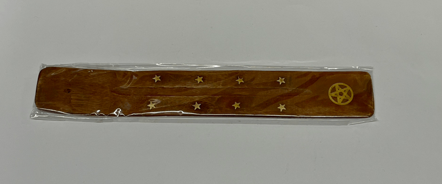 Wooden Incense Stick Burner - Pentagram 