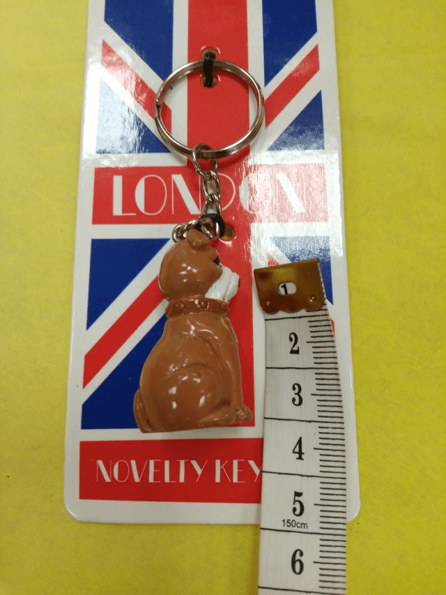 British Bulldog Keyring 