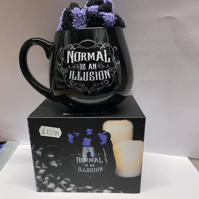Normal Is An Illusion Mug & Socks