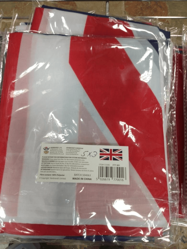 Union Jack Flag 5' x 3'