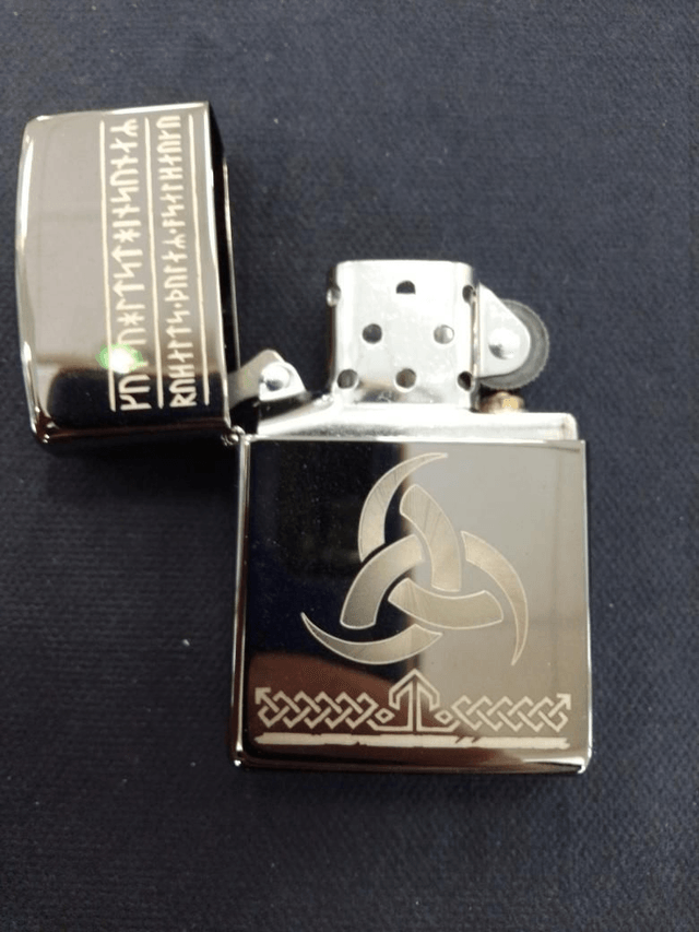 Norse Viking Design Genuine Zippo Lighter 