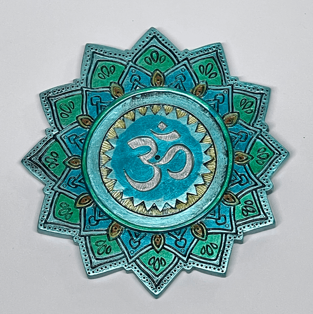 Incense Stick Burner - Om Symbol Sacred Sound 