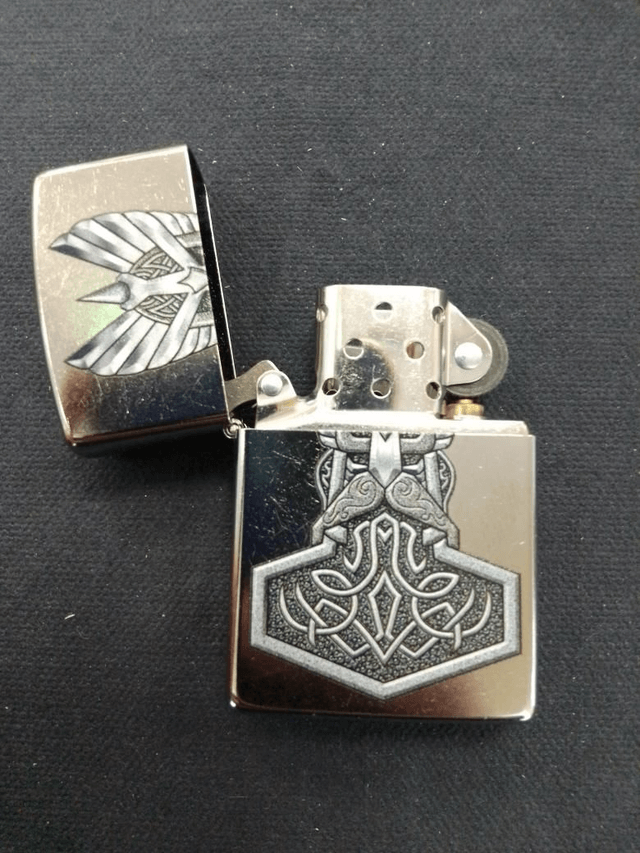 Hammer of Thor Design Genuine Zippo Lighter 