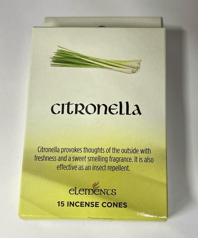 Elements  Incense Cones - Citronella
