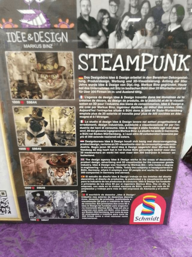 Steampunk Tiger Jigsaw Puzzle 