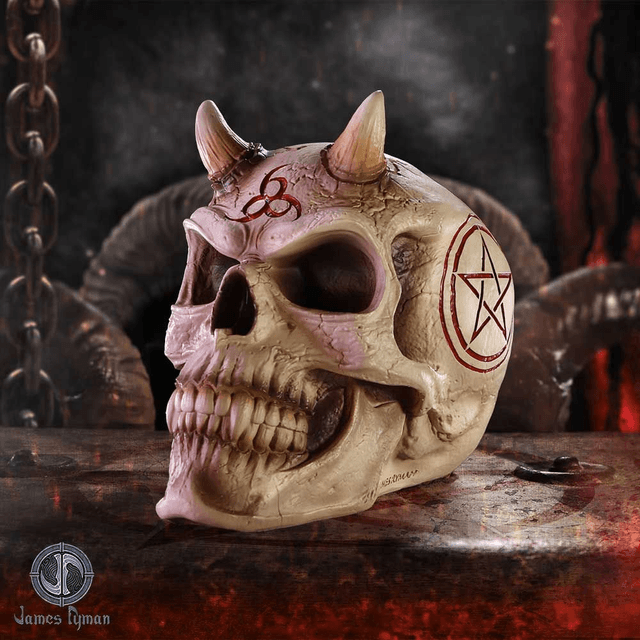 666 Pentagram Skull