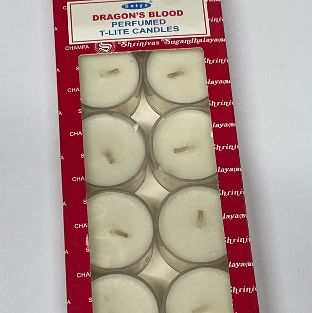Satya scented Tea-Lights - Dragons blood 