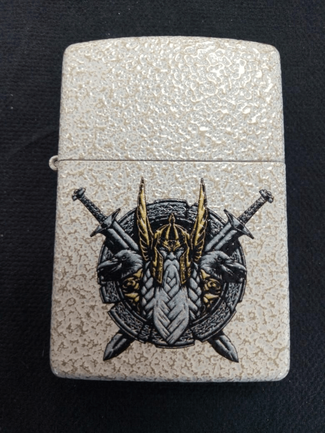Odin with Swords Design Genuine Zippo Lighter 