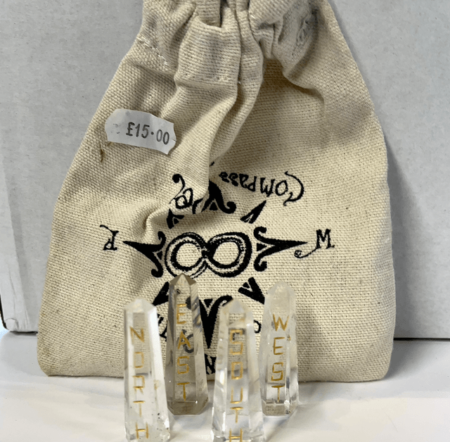 High Quality Clear Quartz Compass Towers 
