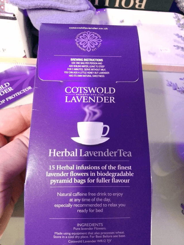 Cotswold Lavender Herbal Tea 