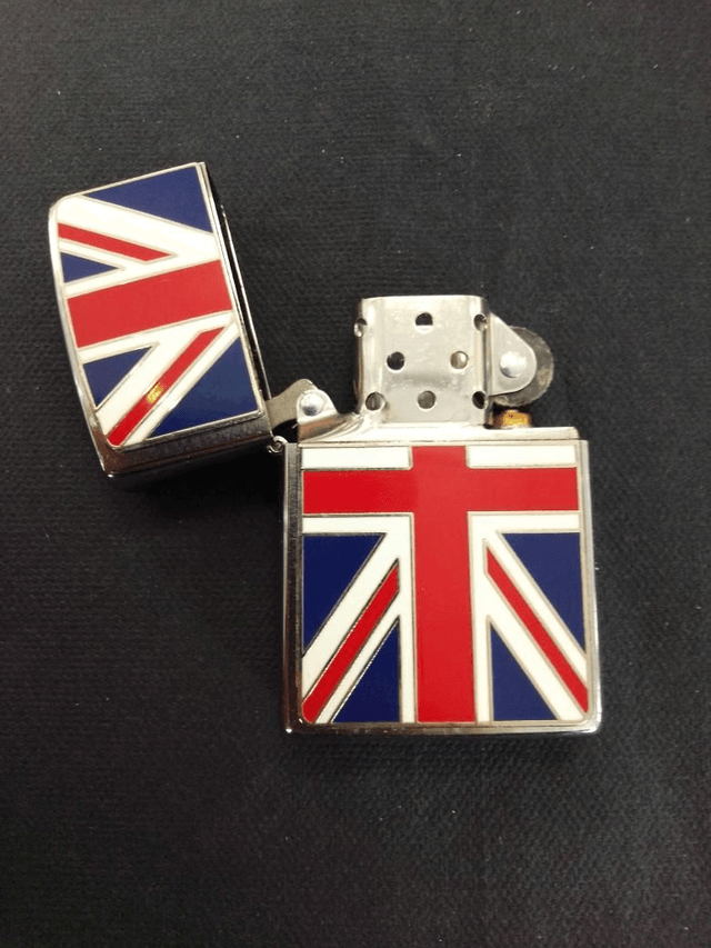 Union Jack Flag Genuine Zippo Lighter 