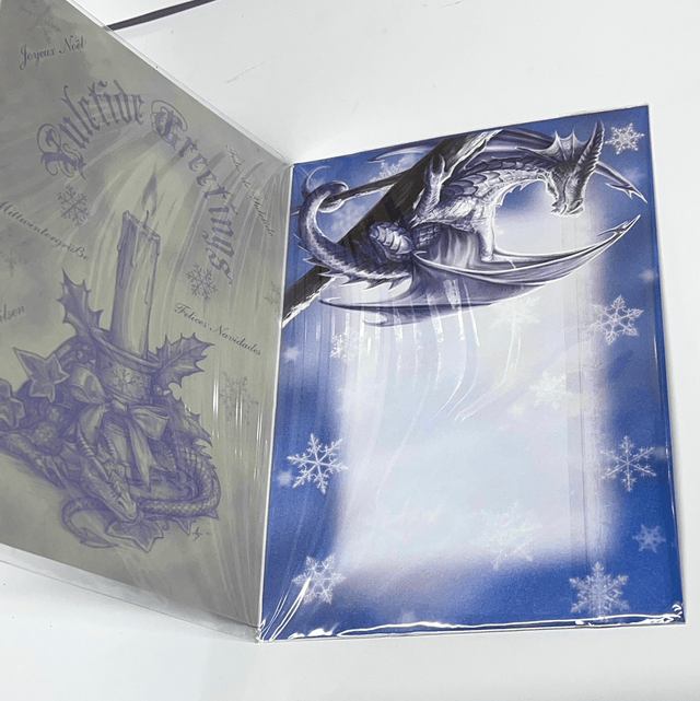 Anne Stokes Greetings Card - Snowflake Fairy 