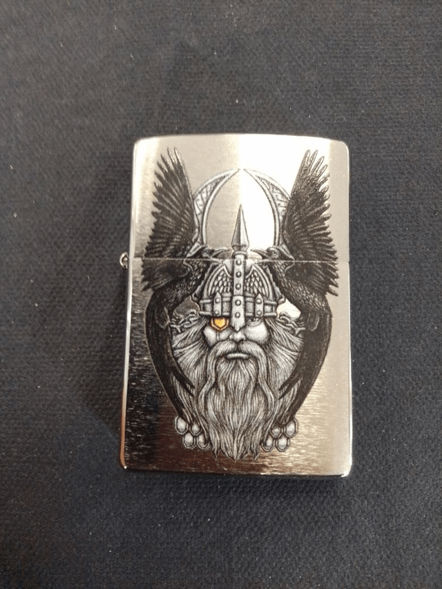 Odin with Ravens Genuine Zippo Lighter 