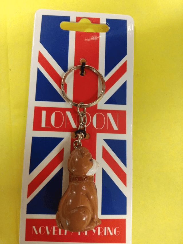 British Bulldog Keyring 