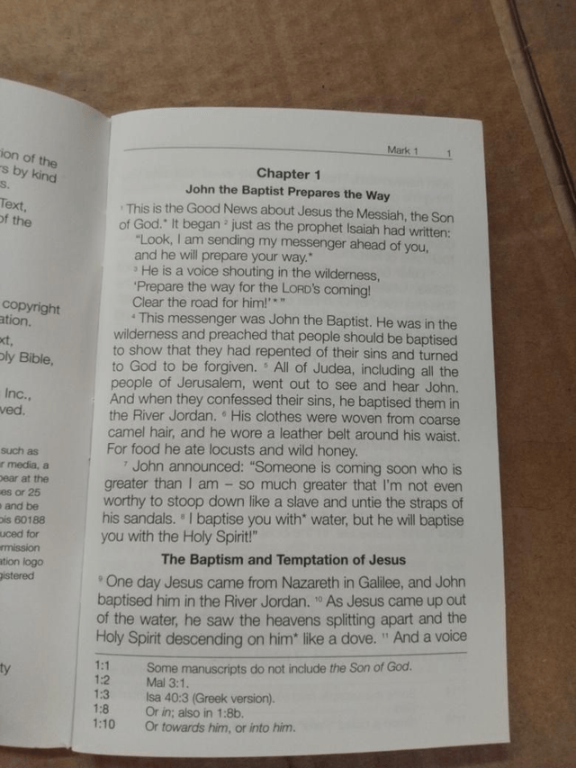 Gospel of Mark Booklet