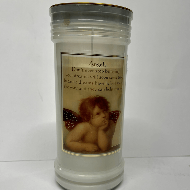 Angel Glass Tube Candle