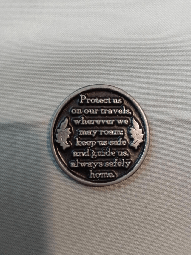 St Christopher Pewter Pocket Token
