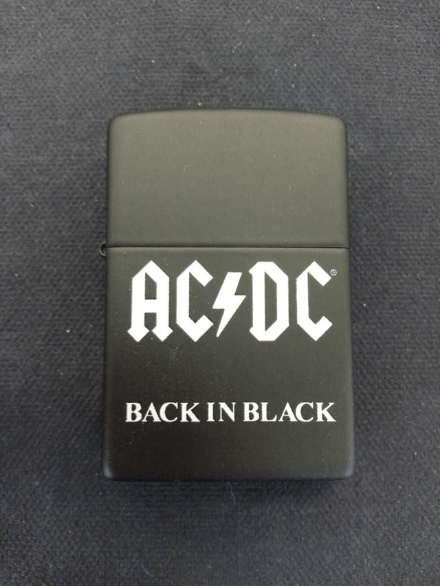 AC/DC Back in Black Genuine Zippo Lighter 