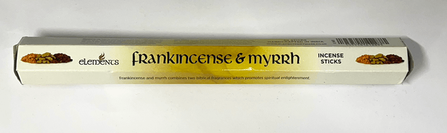 Elements Incense Sticks - Frankincense & Myrrh