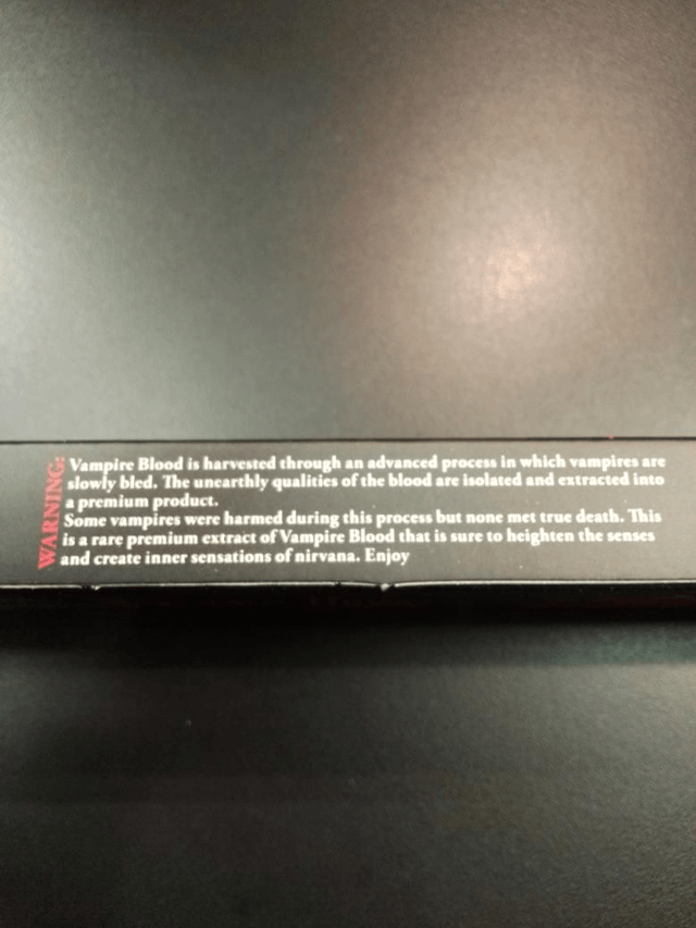 Vampire Blood Incense Sticks