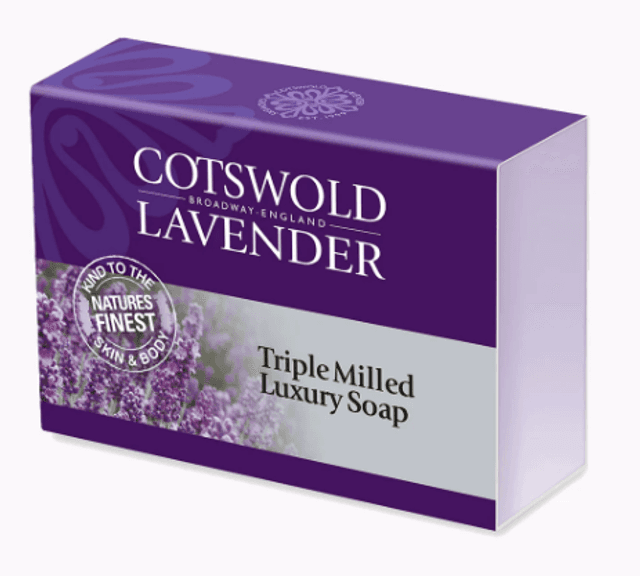 Cotswold Lavender Triple Milled Luxury Lavender soap