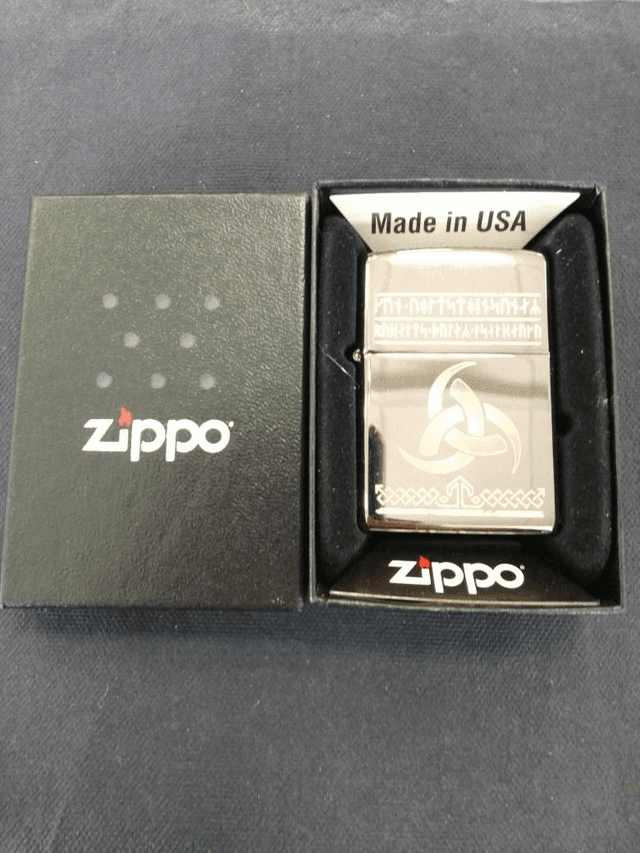 Norse Viking Design Genuine Zippo Lighter 