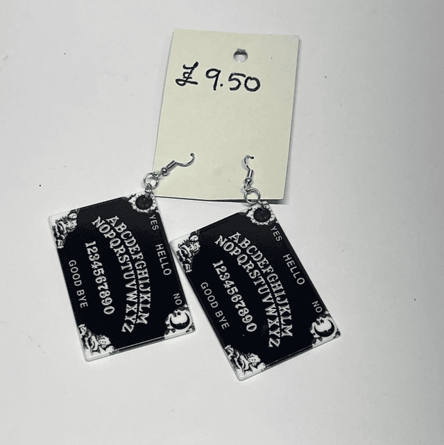 Ouija Board Earrings 