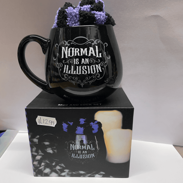 Normal Is An Illusion Mug &amp; Socks