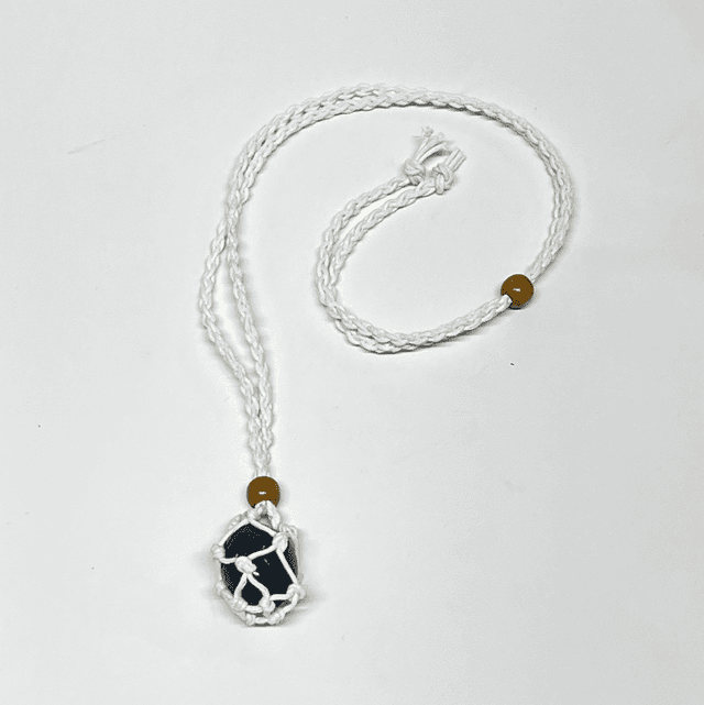 Adjustable Necklace - White 