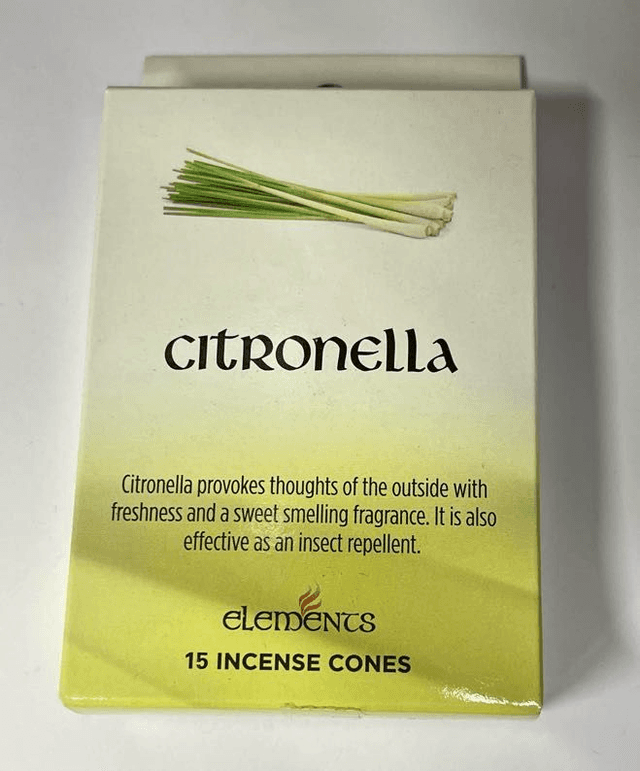 Elements  Incense Cones - Citronella