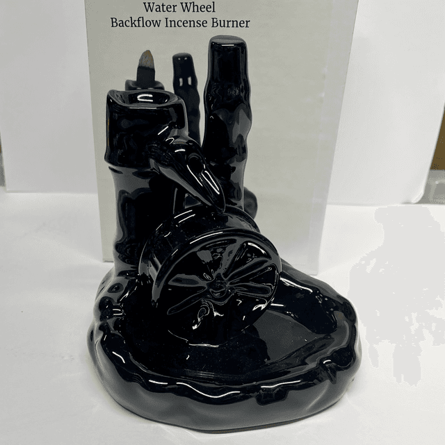 Back Flow Incense Burner - Water Wheel