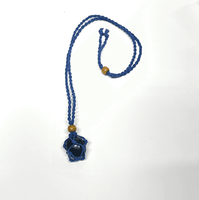 Adjustable Necklace - Dark Blue 