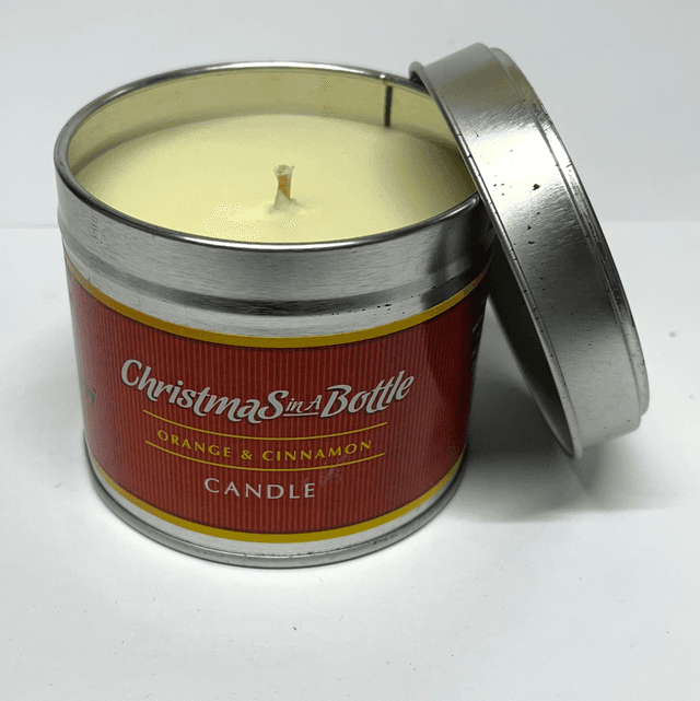 Cinnamon &amp; Orange Scented Soy Wax Candle 