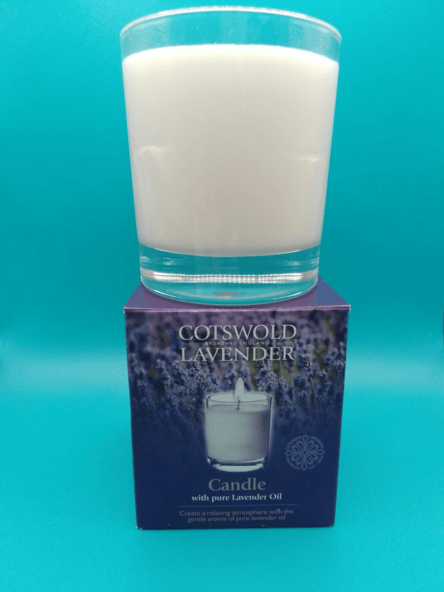 Cotswold Lavender Candle with Pure Lavender Oil