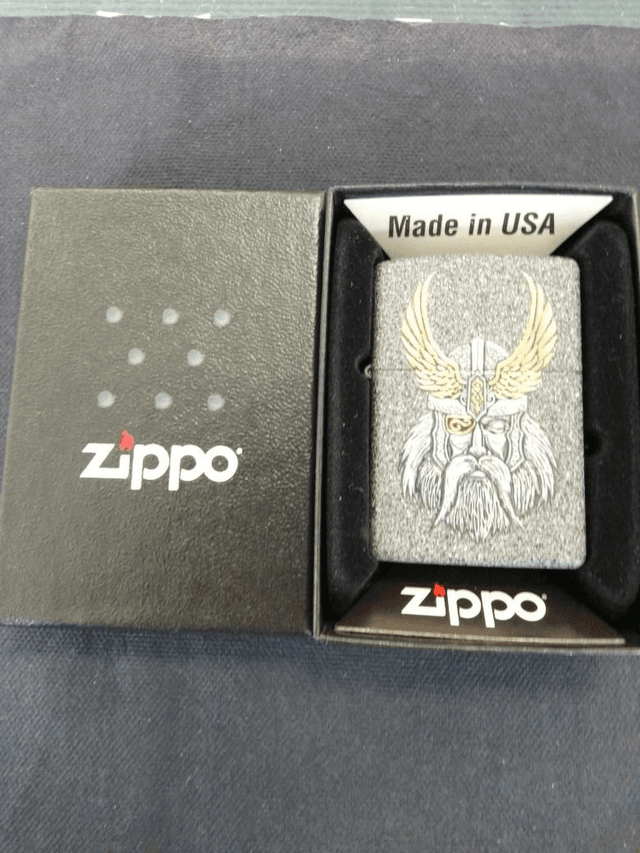 Odin Head Design Genuine Zippo Lighter 