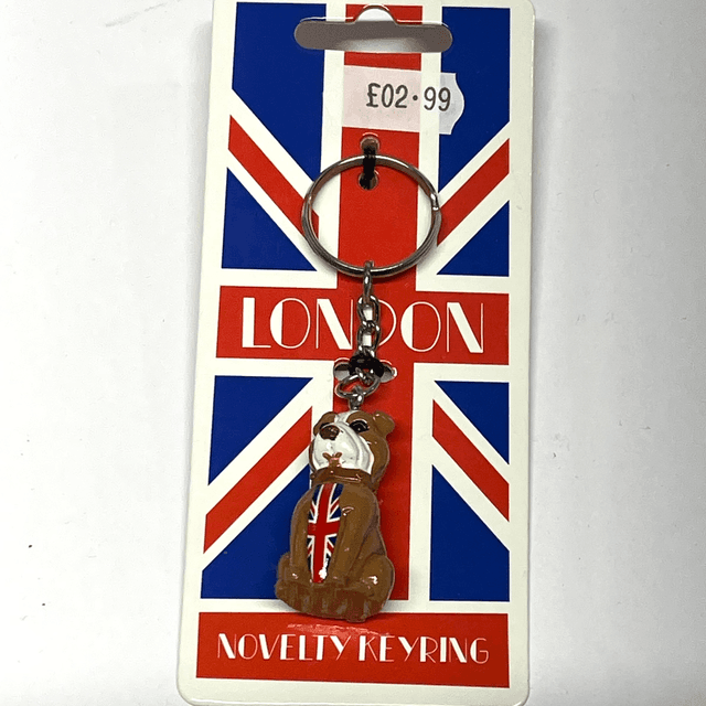 British Bulldog Keyring 